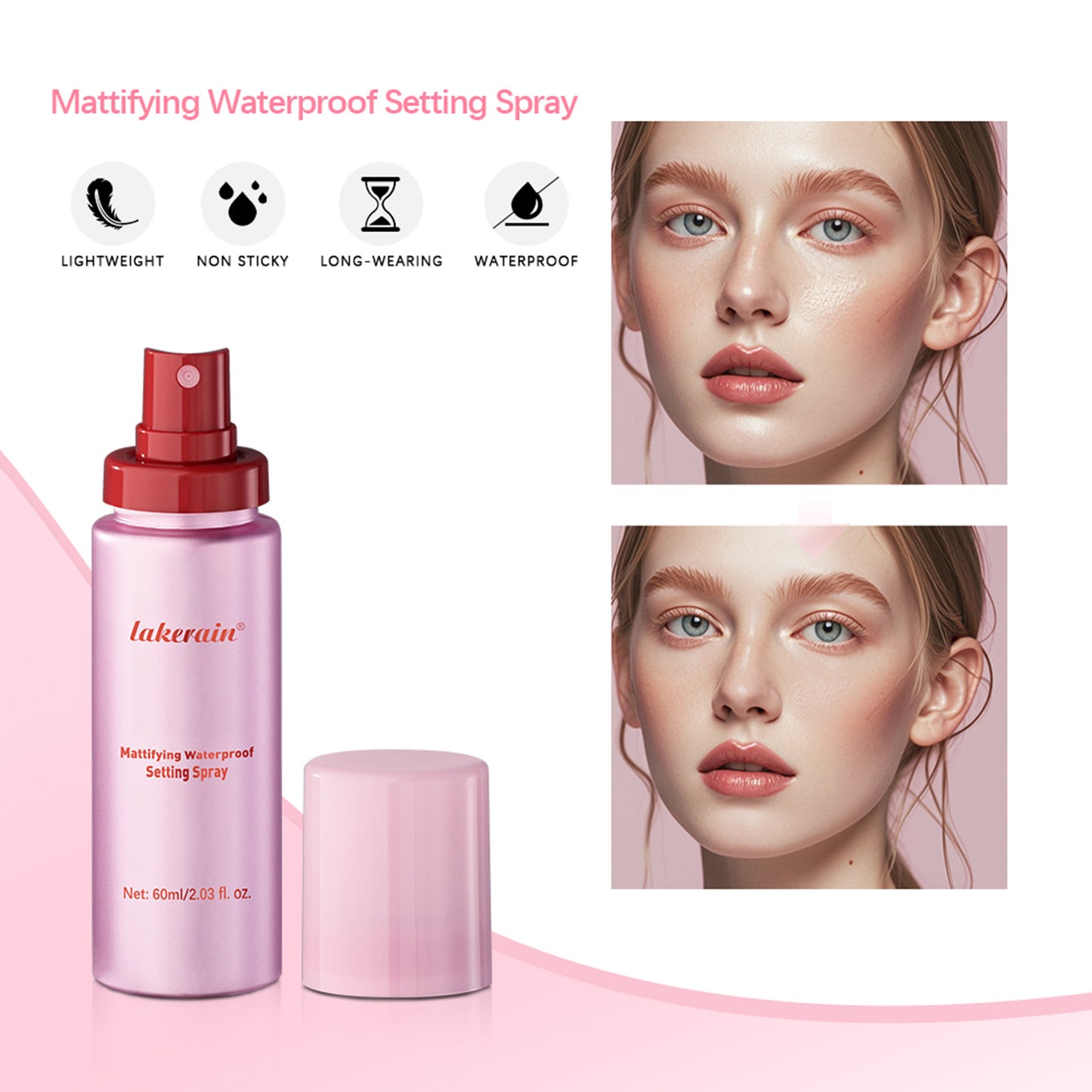 Makeup Mist Spray Long-lasting Matte Makeup Effect