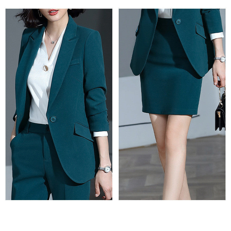Women's Business Suit – Elegant Two-Piece Professional Office Outfit