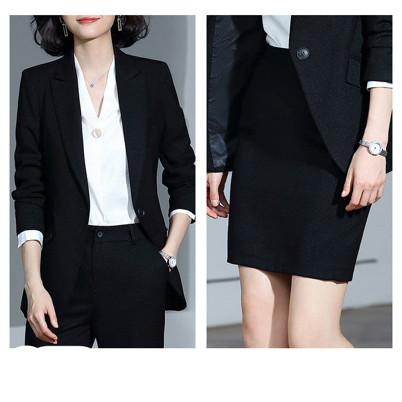 Women's Business Suit – Elegant Two-Piece Professional Office Outfit