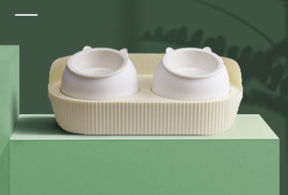 Pet Cat Bowl Ceramic Food Bowl Protect Cervical