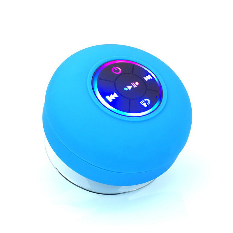 Big Suction Cup Waterproof Bluetooth Speaker LED