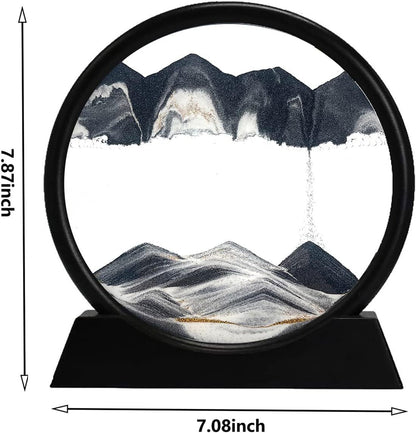 3D Dynamic Sand Art Liquid Motion, Moving Sand Art