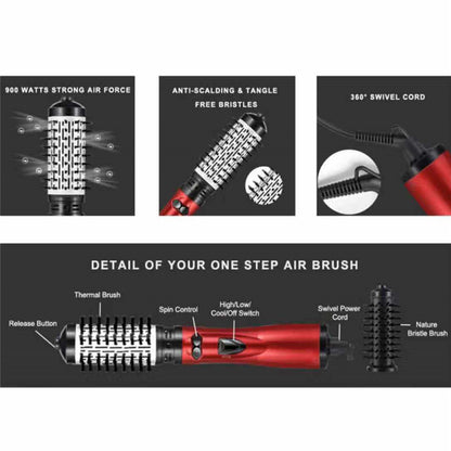 Air Hot Air Comb Multi-functional Electric Hair Straightener
