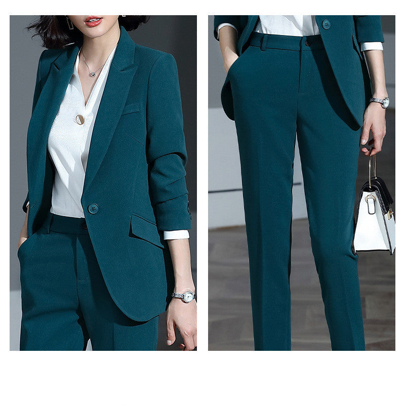 Women's Business Suit – Elegant Two-Piece Professional Office Outfit