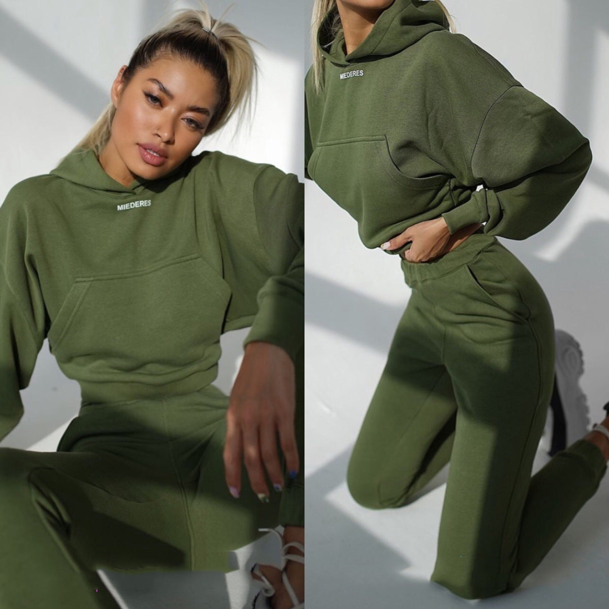 Women's Sports and Leisure Suit – Comfortable Two-Piece Activewear Set