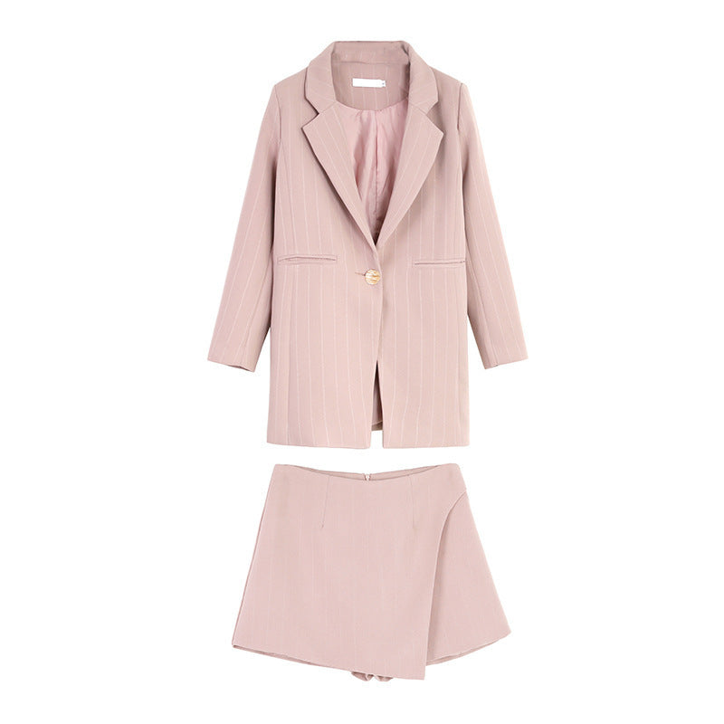 Women's Fashion Skirt Suit – Elegant Two-Piece Office and Casual Outfit