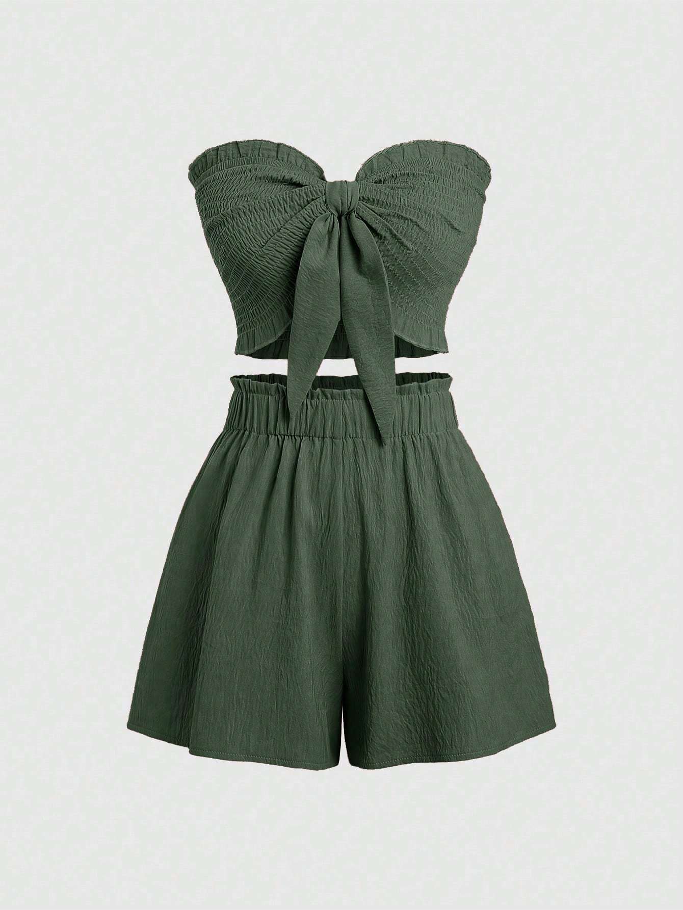Two Piece Clothes Set With Wrapping Top Summer Co Ordbeach Co Ordfestival Co Order