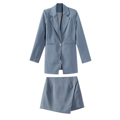 Women's Fashion Skirt Suit – Elegant Two-Piece Office and Casual Outfit