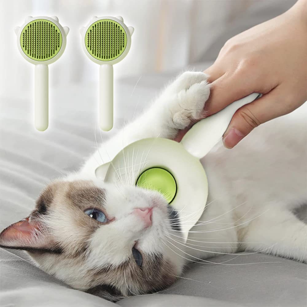 Pet Hair Cleaner Brush Cat Grooming Brush With Release