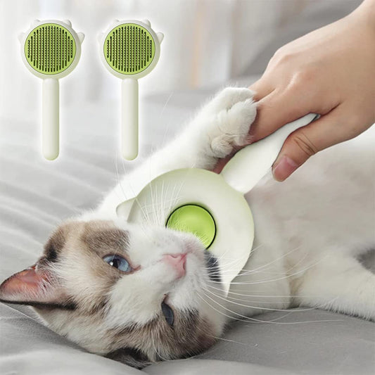 Pet Hair Cleaner Brush Cat Grooming Brush With Release