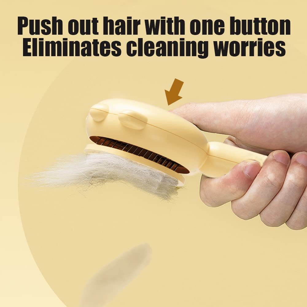 Pet Hair Cleaner Brush Cat Grooming Brush With Release