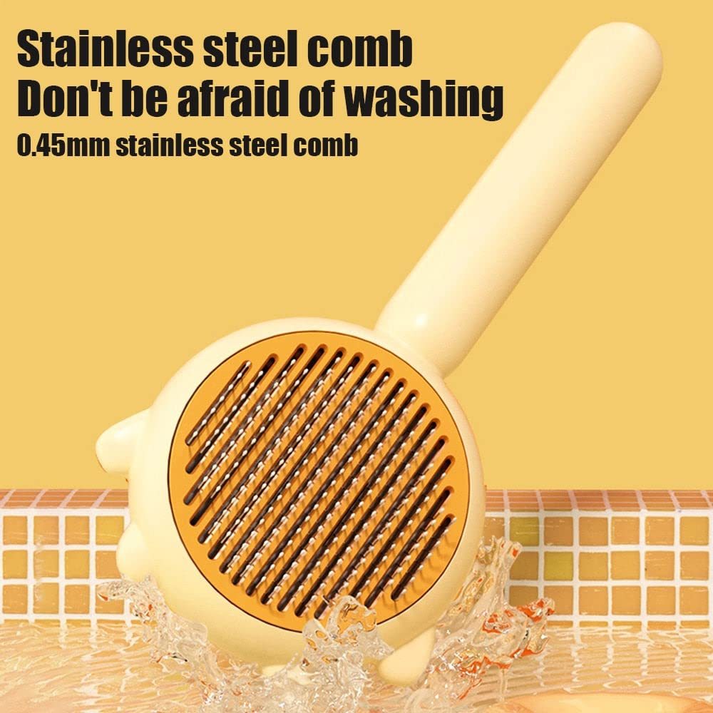 Pet Hair Cleaner Brush Cat Grooming Brush With Release