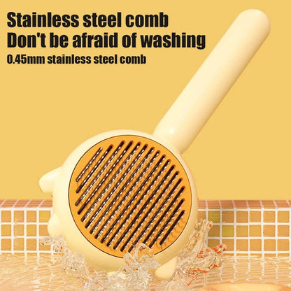 Pet Hair Cleaner Brush Cat Grooming Brush With Release
