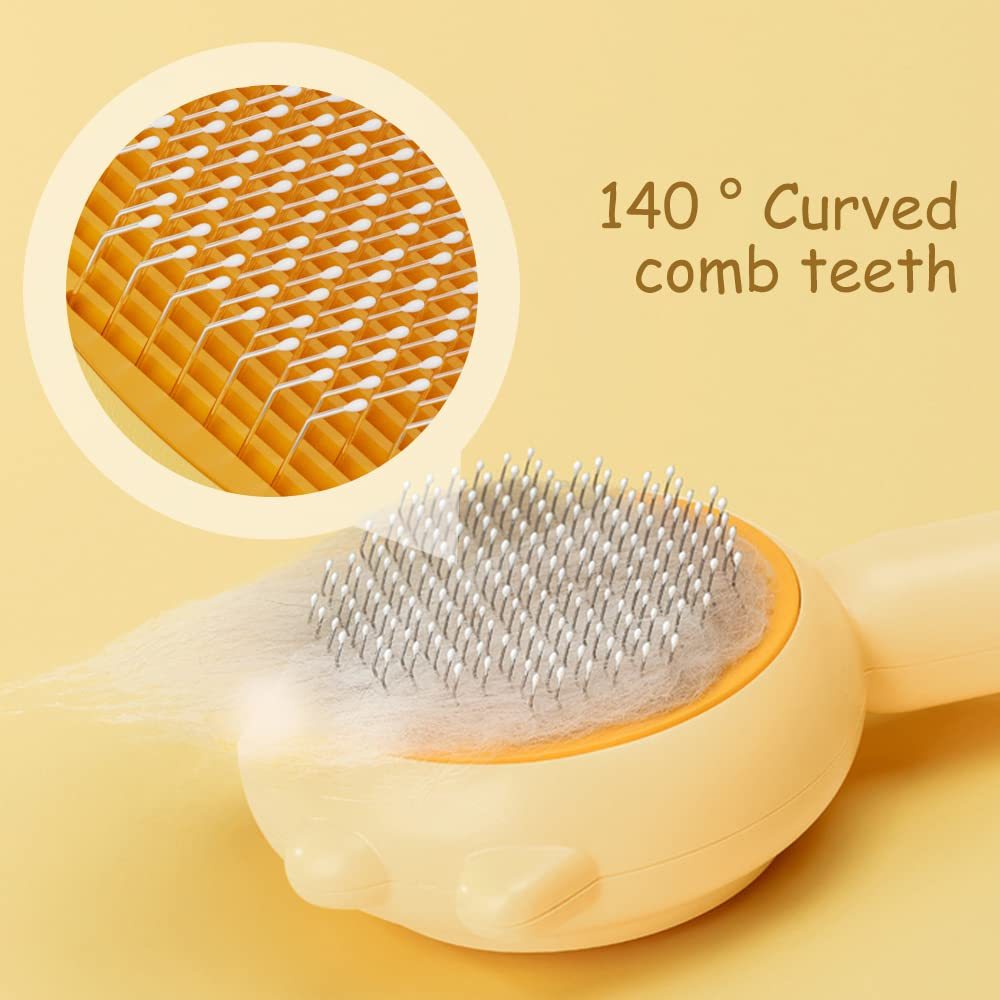 Pet Hair Cleaner Brush Cat Grooming Brush With Release