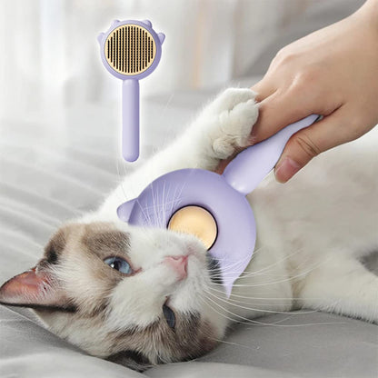 Pet Hair Cleaner Brush Cat Grooming Brush With Release