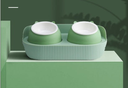 Pet Cat Bowl Ceramic Food Bowl Protect Cervical