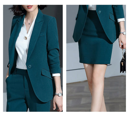 Women's Business Suit – Elegant Two-Piece Professional Office Outfit