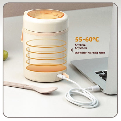 Stainless Steel Office Worker Can Heat Breakfast Cup