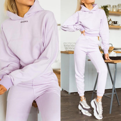 Women's Sports and Leisure Suit – Comfortable Two-Piece Activewear Set