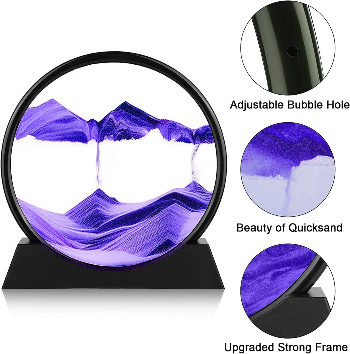 3D Dynamic Sand Art Liquid Motion, Moving Sand Art