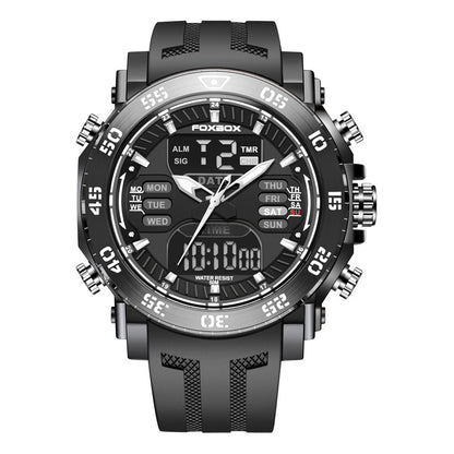 Electronic Dual Display Watch Luminous Multifunction