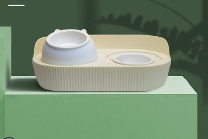 Pet Cat Bowl Ceramic Food Bowl Protect Cervical