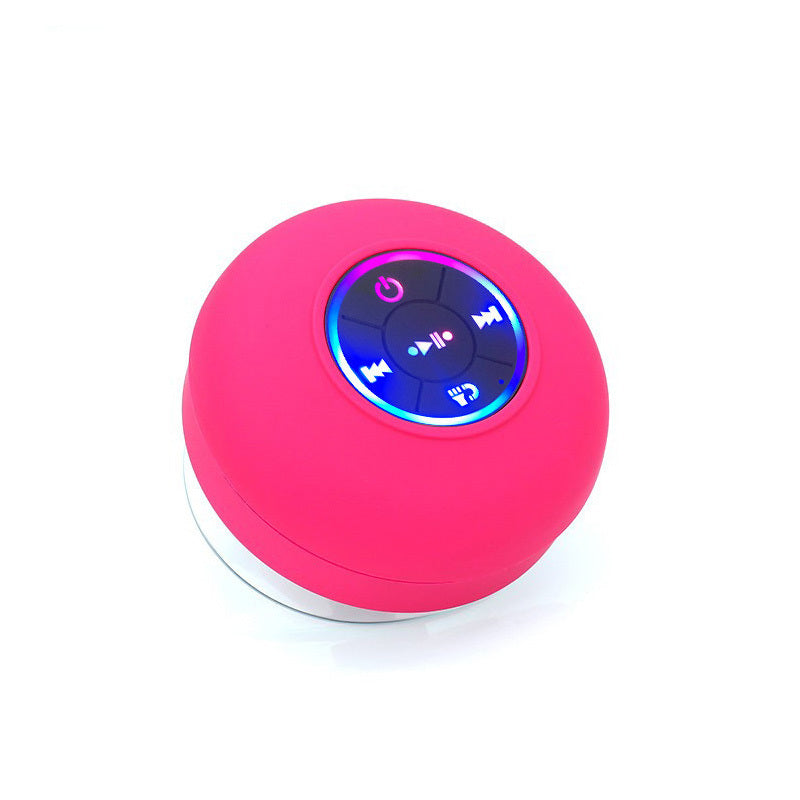 Big Suction Cup Waterproof Bluetooth Speaker LED