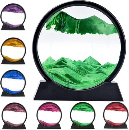 3D Dynamic Sand Art Liquid Motion, Moving Sand Art