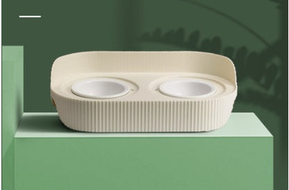Pet Cat Bowl Ceramic Food Bowl Protect Cervical