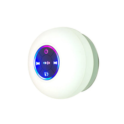 Big Suction Cup Waterproof Bluetooth Speaker LED