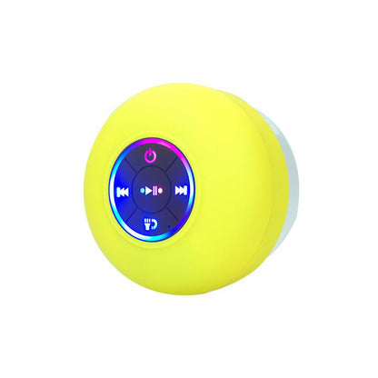 Big Suction Cup Waterproof Bluetooth Speaker LED