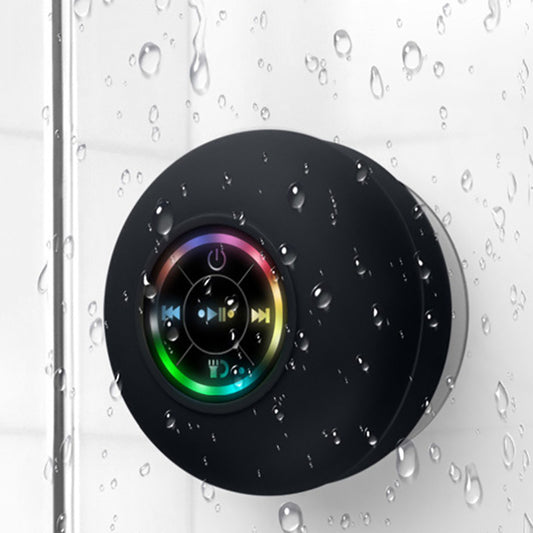 Big Suction Cup Waterproof Bluetooth Speaker LED