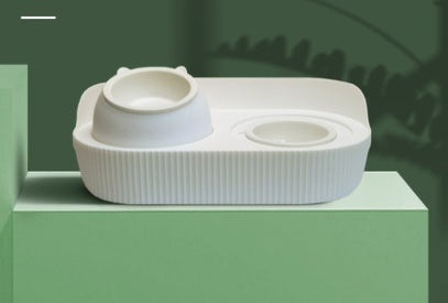Pet Cat Bowl Ceramic Food Bowl Protect Cervical