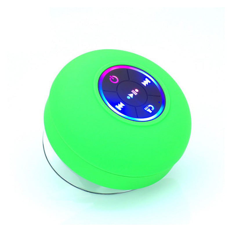Big Suction Cup Waterproof Bluetooth Speaker LED