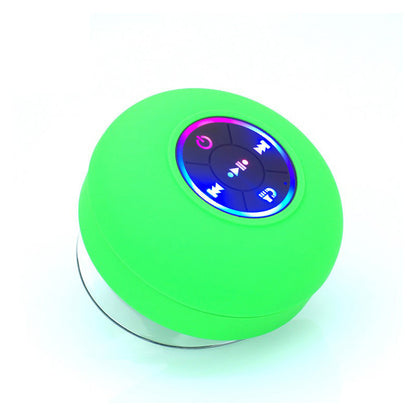 Big Suction Cup Waterproof Bluetooth Speaker LED