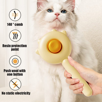 Pet Hair Cleaner Brush Cat Grooming Brush With Release