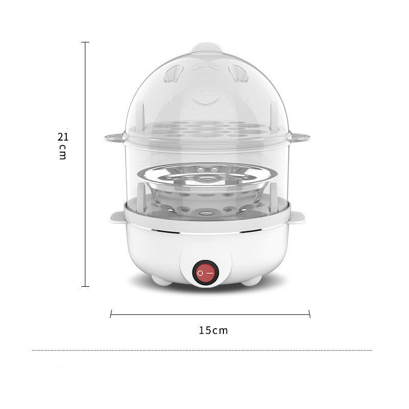 Double Layer Egg Poacher Household Multifunctional