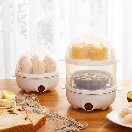 Double Layer Egg Poacher Household Multifunctional