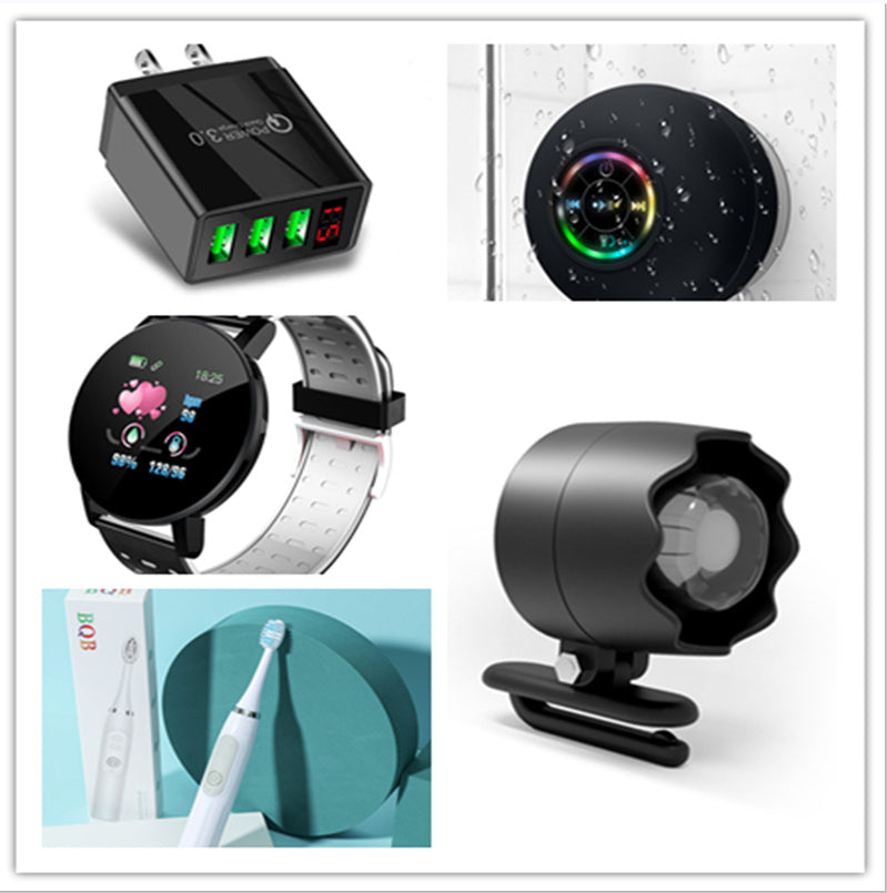 Big Suction Cup Waterproof Bluetooth Speaker LED