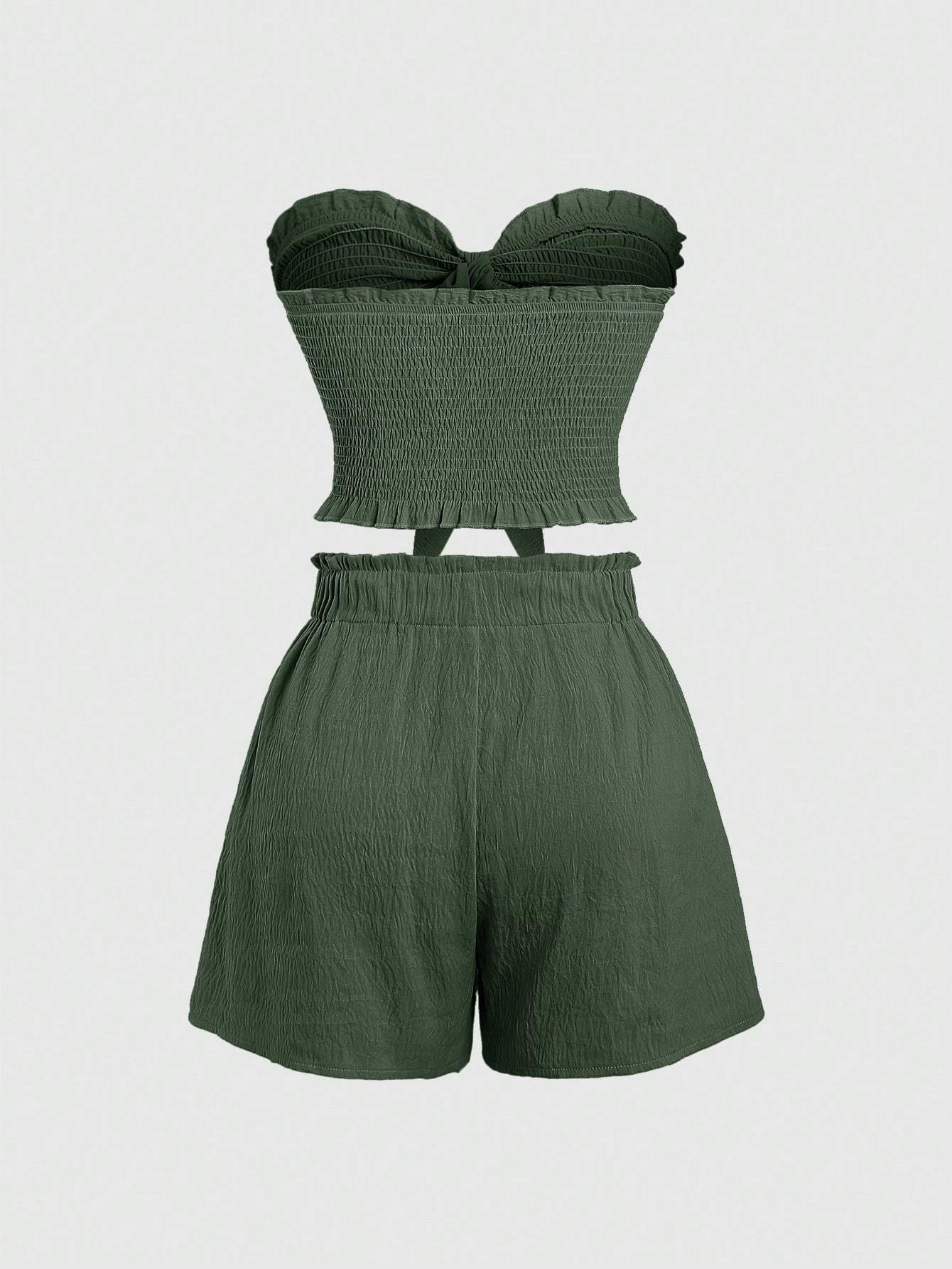 Two Piece Clothes Set With Wrapping Top Summer Co Ordbeach Co Ordfestival Co Order