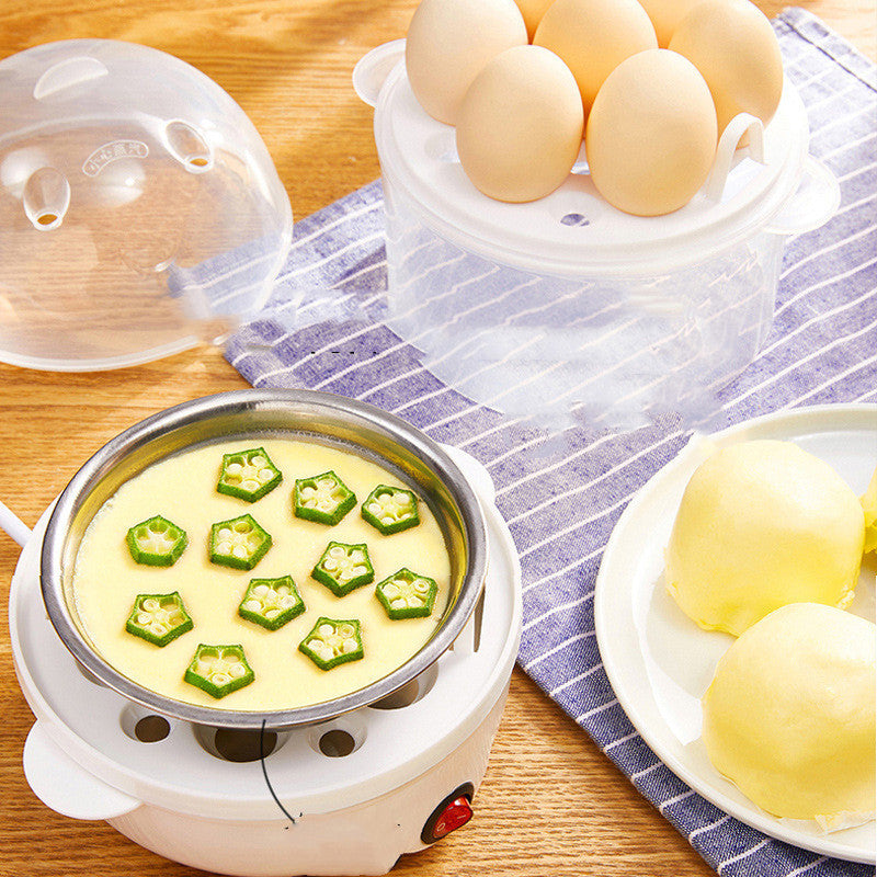 Double Layer Egg Poacher Household Multifunctional